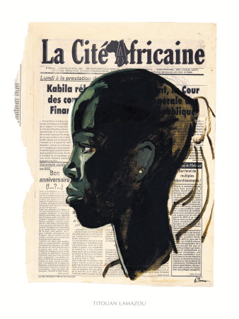 La Cite Africaine, Kin la Belle Print La Cite Africaine, Kin la Belle Print