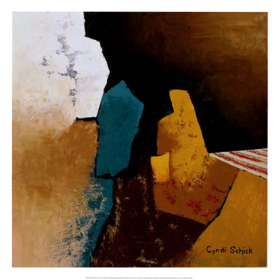 Teal Abstract I Print Teal Abstract I Print