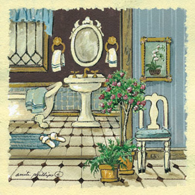 Antique Bath I Print Antique Bath I Print