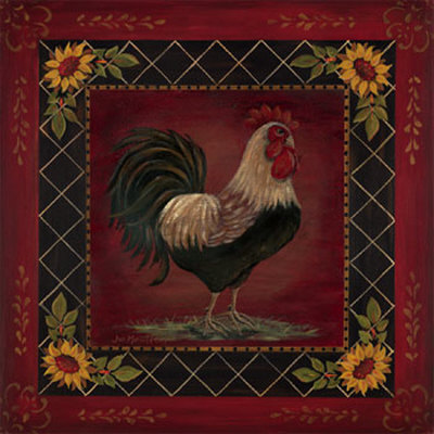Sunflower Rooster I Print Sunflower Rooster I Print