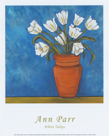 White Tulips Print White Tulips Print