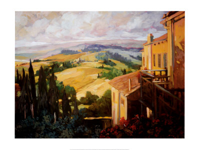 View to the Valley Print View to the Valley Print