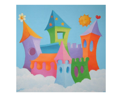 Dream castle Giclee Print Dream castle Giclee Print