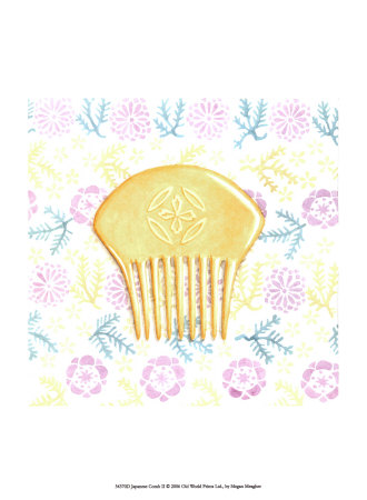 Japanese Comb II Print Japanese Comb II Print