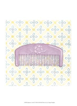 Japanese Comb I Print Japanese Comb I Print