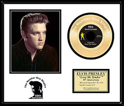 Elvis Presley Framed Memorabilia Elvis Presley Framed Memorabilia