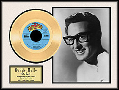 Buddy Holly Framed Memorabilia Buddy Holly Framed Memorabilia