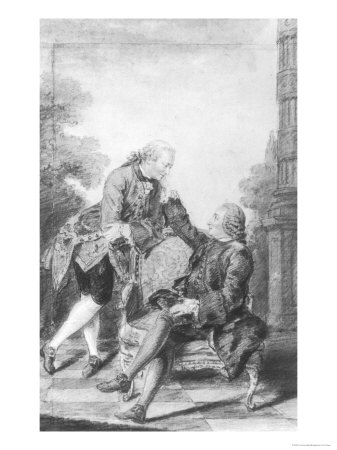 Denis Diderot and Melchior, Baron de Grimm Giclee Print at Art. Denis Diderot and Melchior, Baron de Grimm Giclee Print at Art.