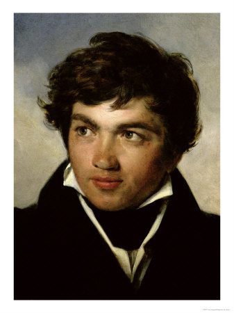 Portrait of Achille-Etna Michallon circa 1818-19 Giclee Print Portrait of Achille-Etna Michallon circa 1818-19 Giclee Print