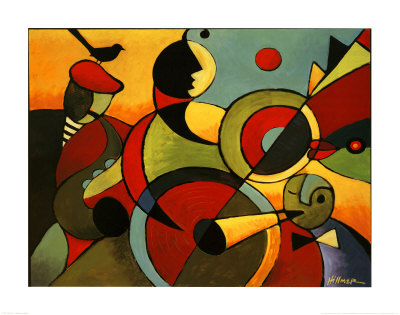 Jazz Panel II Print Jazz Panel II Print