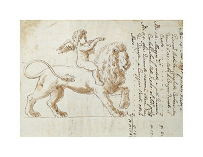 Regal Lion II Print Regal Lion II Print