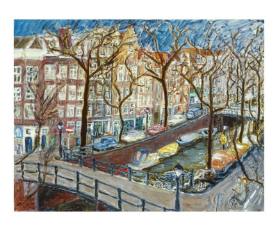 Amsterdam Canal Giclee Print Amsterdam Canal Giclee Print