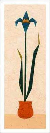 Origami Iris Print Origami Iris Print