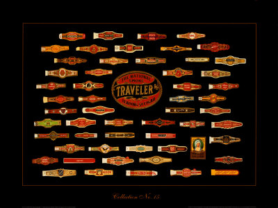 Cigar Band Collection No. 15 Print Cigar Band Collection No. 15 Print