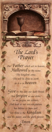 The Lord's Prayer Print The Lord's Prayer Print