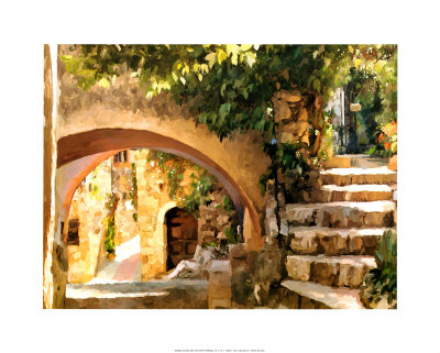 Stairs in Provence Print Stairs in Provence Print