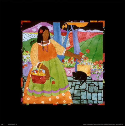 Las Flores II Print Las Flores II Print