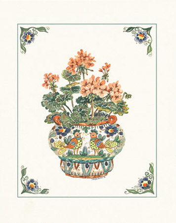 Geraniums Print Geraniums Print