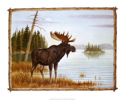 The Mighty Moose Print The Mighty Moose Print