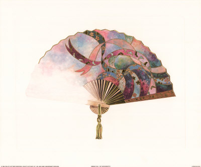 Ribbon Fan Print Ribbon Fan Print
