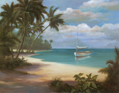 Tropical Cast Away Print Tropical Cast Away Print