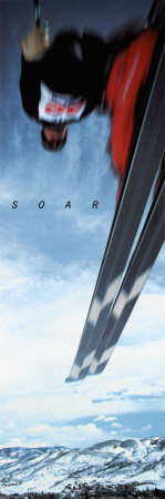 Soar: Skier Print Soar: Skier Print