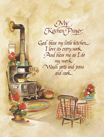 My Kitchen Prayer Print My Kitchen Prayer Print