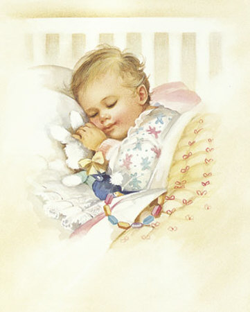 Sleeping Baby Print Sleeping Baby Print
