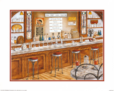 Soda Fountain Print Soda Fountain Print