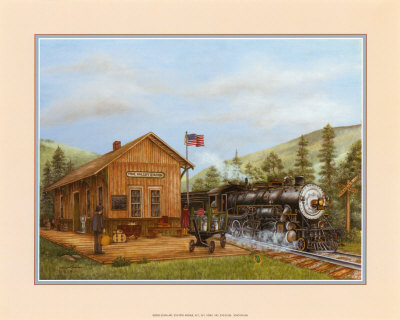 Train Station Print Train Station Print