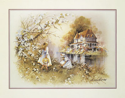 Flower Picking Print Flower Picking Print
