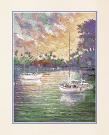 Three Sailboats Print Three Sailboats Print
