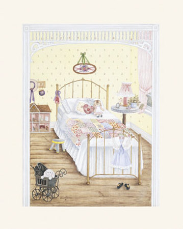 Girl's Bedroom Print Girl's Bedroom Print