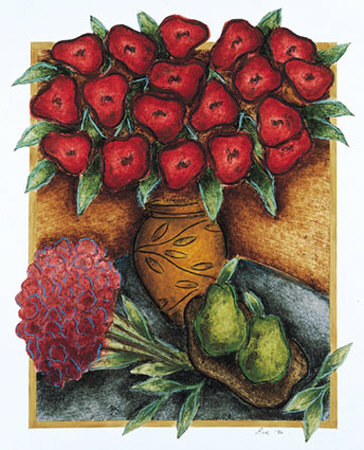 Red Rhythm Print Red Rhythm Print