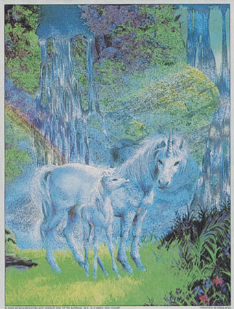Unicorns in Paradise Print Unicorns in Paradise Print