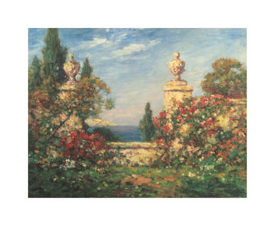 Mediterranean Garden Print Mediterranean Garden Print