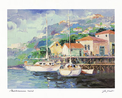 Mediterranean Sunset Print Mediterranean Sunset Print