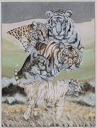 Tiger Montage Print Tiger Montage Print