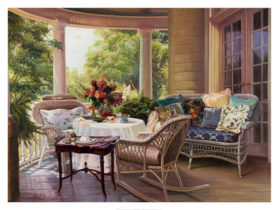 Summer Porch Print at Art.com