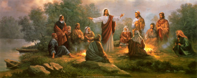 Jesus Spreading the Word Print Jesus Spreading the Word Print