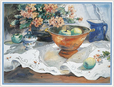 Copper Colander Print Copper Colander Print