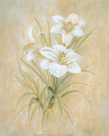 White Lilies Print White Lilies Print