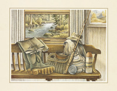 Fishing Gear Print Fishing Gear Print