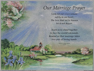 Our Marriage Prayer Print Our Marriage Prayer Print