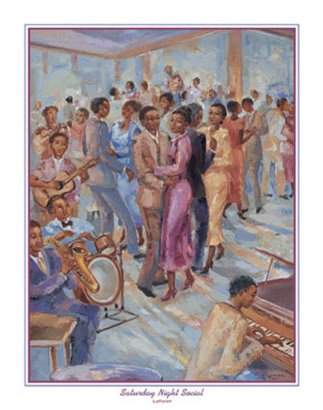 Saturday Night Social Print Saturday Night Social Print