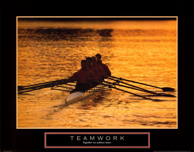 Teamwork: Rowers Print Teamwork: Rowers Print