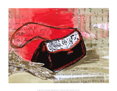 Purse and Gloves Print Purse and Gloves Print
