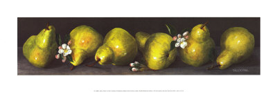 Pears in a Row Print Pears in a Row Print