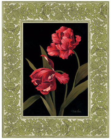 Embroidered Tulip Print Embroidered Tulip Print