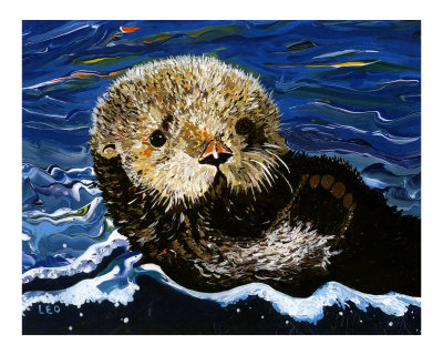 Sea Otter Giclee Print Sea Otter Giclee Print